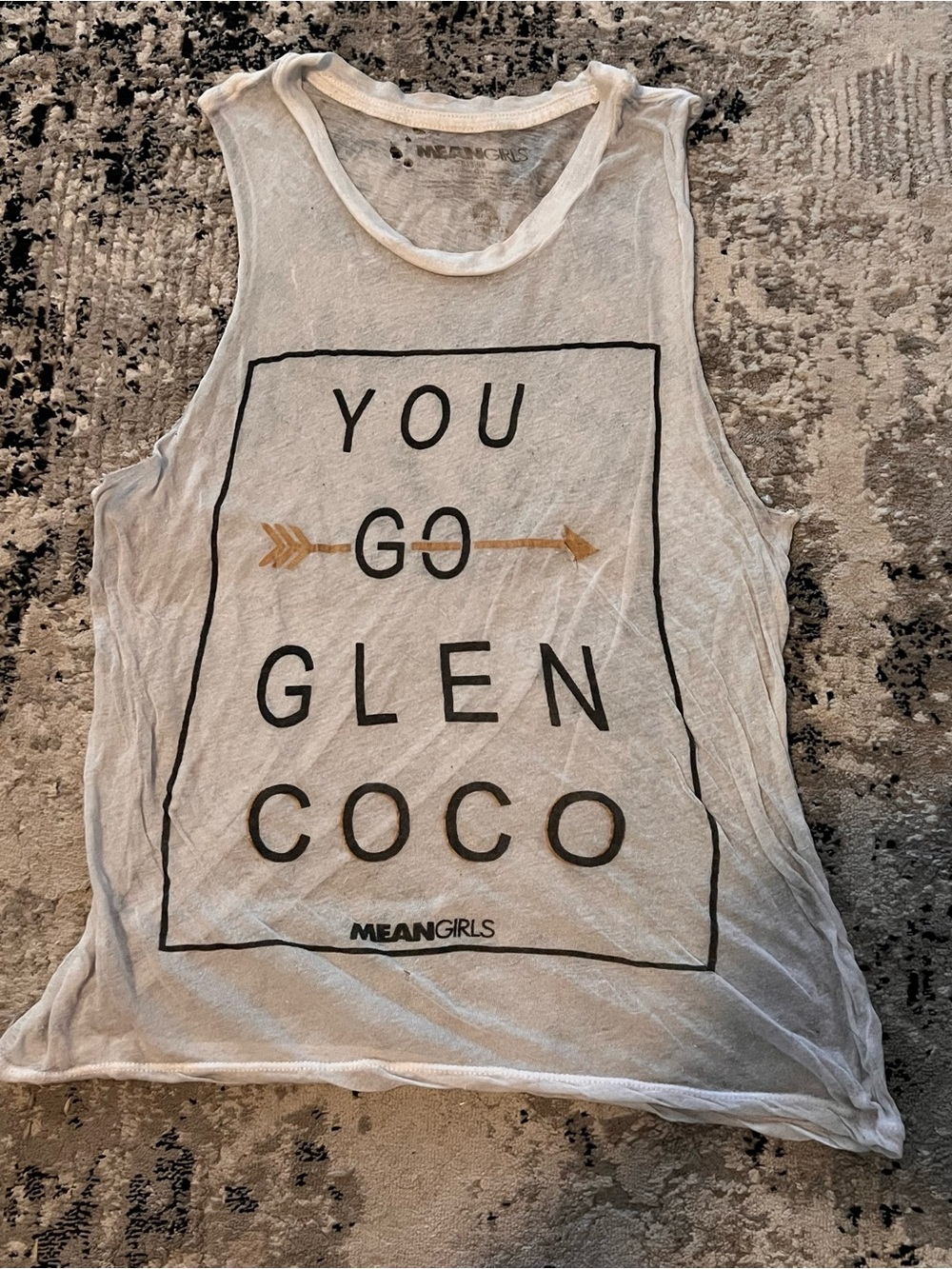 Mean Girls "You Go Glen Coco" Graphic Tank Top - Size Medium